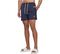 Urban Classics Herren Badeshorts Block - Kordelzug, Taschen, schnelltrocknend - Navy XS
