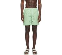 Urban Classics Badeshorts Block – schnelltrocknend, Kordelzug & Taschen – Vintagegreen XL
