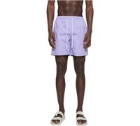 leichte Urban Classics Herren Shorts Kordelzug Reißverschluss 120 g/m² Violett 3XL
