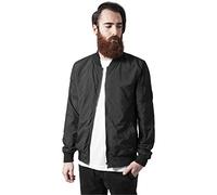 Urban Classics Herren, Bomber Jacke, Schwarz, S