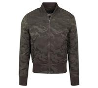 Urban Classics Herren Bomber Jacke Tonal Camo Bomber Jacket TB1621, Gr. XX-Large, Grün (Darkolive 551)