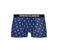 Urban Classics Männer Boxershorts 5-Pack in blau M blau