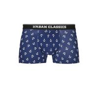 Urban Classics Männer Boxershorts 5-Pack in blau M blau