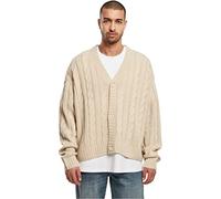 Urban Classics Herren Boxy Cardigan Sweatshirts, softseagrass, 5XL
