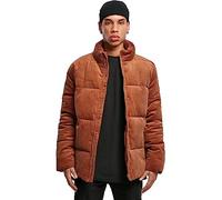 Urban Classics Boxy Corduroy Puffer Jacke Braun Gr. XL