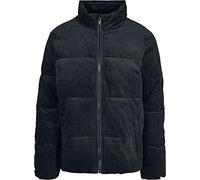 Urban Classics Winterjacke Boxy Corduroy Puffer Jacke 100% Baumwolle Herren Gr. L Schwarz