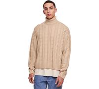 Urban Classics Boxy Roll Neck Sweater in Gr. L in Beige