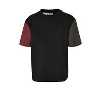 Urban Classics T-Shirt UCK4959 Jungen Bio Oversized Colorblock Schwarz Gr. 158/164