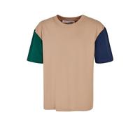 Urban Classics Herren Boys Organic Oversized Colorblock Tee unionbeige, 134/140
