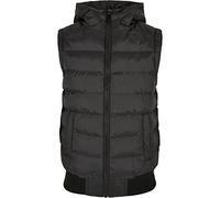 Urban Classics Boys Small Bubble Hooded Vest in Gr. 110/116 in Schwarz
