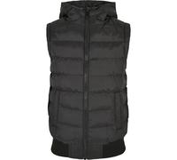 Urban Classics Boys Small Bubble Hooded Vest in Gr. 122-128 in Schwarz