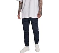 Urban Classics Herren Cargo Jogging Pants - Regular Fit Jogger mit Cargo-Taschen, Baumwolle, Tapered Schnitt, ideal für Freizeit, Streetwear & Alltag,Navy,L