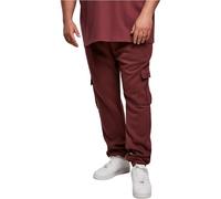 Urban Classics Herren Cargo Sweatpants Trainingshose, Cherry, L