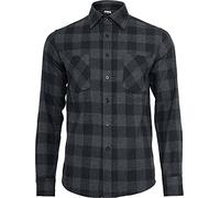 Urban Classics Herren Checked Flanell Shirt TB297, Mehrfarbig (blk/cha), 4XL
