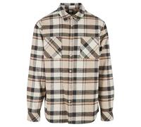 Urban Classics Herren Checked Mountain Shirt softseagrass/Bottlegreen, 5XL