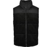 Urban Classics Jerseyweste Cord Vest Herren Rundhals Schwarz Gr. M 100% Polyester