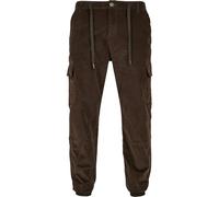 Urban Classics Herren Corduroy Cargo Jogging Pants Hose, Darkolive, M