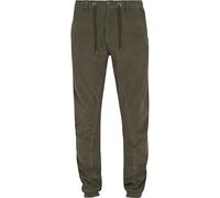 Urban Classics Herren Hose Corduroy Jog Pants – Oliv – Größe S