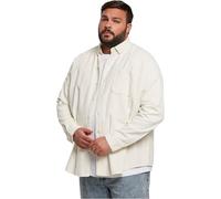 Urban Classics Herren Corduroy Langarmhemd Beige Größe XXL