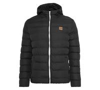 URBAN CLASSICS BASIC BUBBLE JACKET MÄNNER WINTERJACKE, Größe:M, Farbe:black/white/black