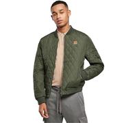 Urban Classics Men's TB862-Diamond Quilt Nylon Jacket Jacke, Olive, 3XL