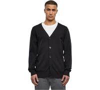 Strickfleecejacke URBAN CLASSICS "Urban Classics Herren Fine Cardigan" Gr. M, schwarz Herren Jacken (60476951-M) schwarz