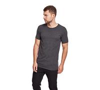 Urban Classics Herren Fitted Stretch Tee - Eng anliegendes T-Shirt aus Baumwolle & Elasthan, Kurzarm Basic für Freizeit, Training & Streetwear,Charcoal,M