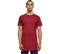 Urban Classics Herren Geformtes langes T-Shirt, Burgundy, XL