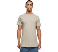 Urban Classics Herren Geformtes langes T-Shirt Cloud XS