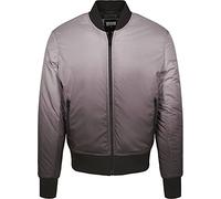 Outdoorjacke URBAN CLASSICS "Herren Gradient Bomber Jacket" Gr. XL, schwarz (black, grey) Herren Jacken Outdoorjacken (38922431-XL)