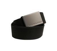Urban Classics Canvas Struktur Belt Gürtel - schwarz Onesize