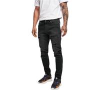 Urban Classics Heavy Destroyed Slim Fit Jeans in Gr. 38/32 in Schwarz