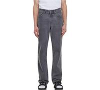 Urban Classics Jeans Herren Heavy Ounce Straight Fit - Loose Fit, Grau (new grau washed), Größe 36