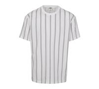Urban Classics Herren TB2883-Heavy Oversized AOP Stripe Tee T-Shirt, Weiß (White/Navy 01289), S