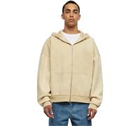 Urban Classics Sweatjacke Heavy Stone Washed 90's Zip Hoodie Herren XXL unionbeige