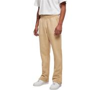 Urban Classics Heavy Terry Garment Dye Slit Sweatpants in Gr. L in Beige