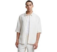 Urban Classics Herren Hemd Boxy Cotton Linen Shirt, Boxy Shirt für Männer, erhältlich, Größen S-5XL