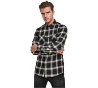 Urban Classics Checked Flanell Shirt 6 in Gr. L in Schwarz