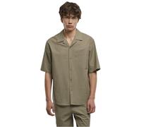 Urban Classics Herren Hemd Relaxed Seersucker Short Sleeve Shirt, lässiges Kurzarm Hemd für Männer, erhältlich, Größen S-5XL