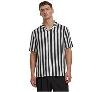 Urban Classics Herren Hemd Viscose AOP Resort Shirt, lässiges Hemd für Männer, mit floralem Print, erhältlich in vielen Farbvarianten, Größen XS-5XL