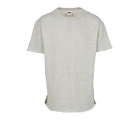 Urban Classics Herringbone Terry Tee in Gr. L in Grau