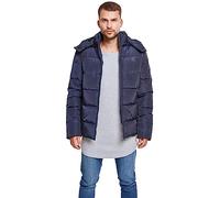 Urban Classics Herren Hooded Puffer Jacket Jacke, Navy, 3XL