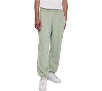 Jogginghose URBAN CLASSICS "Urban Classics Herren Acid Wash Sweatpants", Herren, Gr. 4XL, US-Größen, vintagegrün, 100% Baumwolle, unifarben, loose fit, Hosen Jogginghose (33322413-4XL) vintagegrün