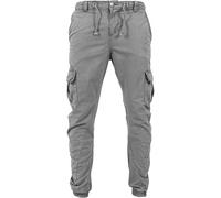 Urban Classics Herren-Cargohose – Cargo-Jogginghose – Grau – XL