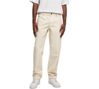 Urban Classics Herren TB5920-Colored Loose Fit Jeans Hose, whitesand, 36