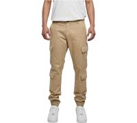 Urban Classics Double Cargo Twill Jogging Pants in Gr. 31 in Beige