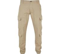 Urban Classics Herren Cargohose Double Cargo Twill Jogginghose Slim Fit Warmsand Größe 32