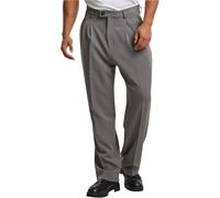 Urban Classics Herren Hose Double Pleated Dressed Pants, lässige Hose für Männer, Loose Fit, Größen 28-44