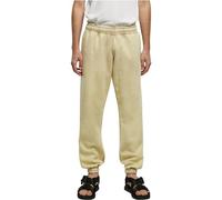 Jogginghose URBAN CLASSICS "Urban Classics Herren Heavy Stone Washed Sweatpants" Gr. XL, US-Größen, beige (unionbeige), Herren, 70% Baumwolle, 30% Polyester, unifarben, Hosen (48983960-XL) unionbeige
