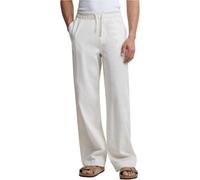 Urban Classics Loose Cotton Linen Hosen M White Sand